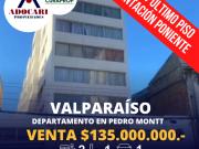 VALPARAISO PEDRO MONTT VENTA DEPARTAMENTO 2D 1B 1E