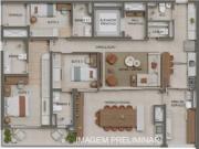 Venda de apartamento 147m2 com churrasqueira carvão...