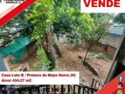 VENDE CASA LOTE B. PRIMERA DE MAYO / SOBRE VIA PRINCIPAL...