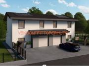 Vendesi villa bifamiliare a Fornovo San Giovanni via filanda