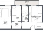 vendita trilocale 53mq