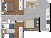 Vendo apartamento 46 m 2 2 dormitórios em Itapevi pronto...