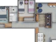 Vendo apartamento de 55 m 2 2 dormitórios. pronto para...