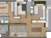 Vendo Apartamento no Bigorrilho com 2 Quartos e Suíte e...