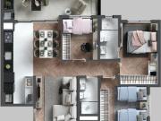 Vendo Apartamento no Juvevê com 3 Quartos e 2 Vaga de...