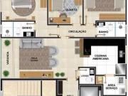 Vendo apartamento três quartos sendo uma suíte no bairro...
