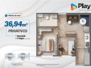 Vendo aptos de 37 e 40 m 2 2 dormitórios na planta Osasco