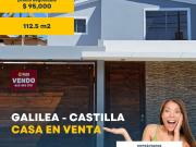 VENDO CASA DE DOS PISOS EN GALILEA CASTILLA