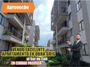 VENDO EXCELENTE APARTAMENTO EN OBRA GRIS AL SUR DE CALI...