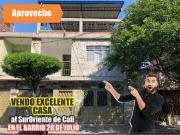 VENDO EXCELENTE CASA AL SURORIENTE DE CALI EN EL BARRIO...