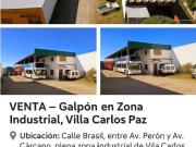 Vendo importante galpon con.oficina.zona industrial
