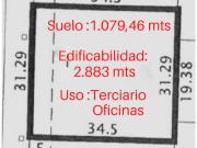 VENDO SUELO TERCIARIO PARA OFICINAS EN MADRID M 134