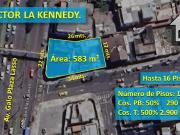 VENDO TERRENO COMERCIAL ESQUINERO, 583 m² sector la...