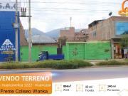 REMATO TERRENO COMERCIAL FRENTE AL COLISEO WANKA, HUANCAYO