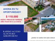 Terreno en venta, sector Vía a la costa km 14 1/2