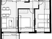 Venta Apartamento 2 dormitorios con balcon en Tres...