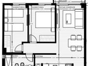 Venta Apartamento 2 dormitorios con balcon en Tres...