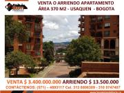 VENTA ARRIENDO APARTAMENTO 370 M2 USAQUEN VENTA ARRIENDO APARTAMENTO 370 M2 USAQUEN