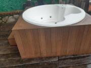 VENTA CABAÑA AMUEBLADA TERRAZA CON JACUZZI EN AVÁNDARO...
