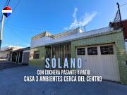 VENTA CASA 3 AMB CON COCHERA Y PATIO SOLANO CENTRO