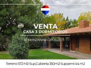VENTA CASA 3 DORMITORIOS APTA CREDITO B° MANZANAR