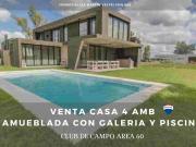 VENTA CASA 4 AMB AMOBLADA CLUB CAMPO AREA 60