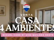 VENTA CASA 4 AMB COCHERA PILETA QUINCHO QUILMES