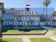 VENTA CASA 4 AMB CON COCHERA Y PATIO EN ESQUINA