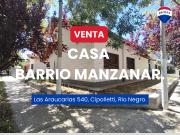 VENTA CASA 4 DORMS. C/COCHERA MANZANAR CIPOLLETTI