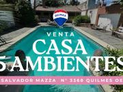 VENTA CASA 5 AMB CON PISCINA Y COCHERA QUILMES