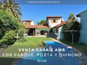 VENTA CASA 5 AMBI PISCINA JARDIN QUINCHO BERNAL