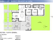 Venta casa a estrenar en barrio privado la luisa
