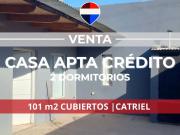 VENTA CASA DE DOS DORMITORIOS APTA CREDIT0