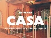VENTA CASA DOS DORMITORIOS CON DPTO