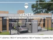 VENTA CASA EN POZO 2 DORMITORIOS. CIPOLLETTI