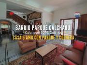 VENTA CASA EN QUILMES BARRIO PARQUE CALCHAQUI