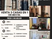 Venta de 3 Casas con único rol, $199.000.000 en plena... Venta de 3 Casas con único rol, $199.000.000 en plena...