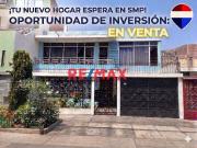 Vendo Casa Amplia En La Urb. Palao, San Martín De Porres