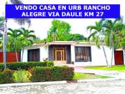 VENTA DE AMPLIA CASA URB RANCHO ALEGRE,GUAYAQUIL