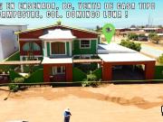 Venta de casa 5 rec, amplio patio, Col. Domingo Luna