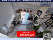 VENTA DE CASA DE DOS NIVELES + APARTAMENTO EN MARGEN...