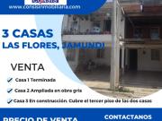 VENTA DE CASA EN LAS FLORES 3 CASAS LAS FLORES, JAMUNDI