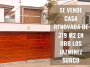 Venta de Casa Renovada En Zona Estrategica De Surco