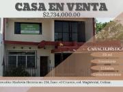 Venta de casaen colonia Magisterial en Colima