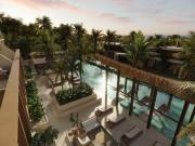 Venta de departamento en la playa Chicxulub en segunda fila