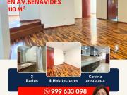 VENTA DE DEPARTAMENTO EN LAS GARDENIAS SURCO 4 DORMITORIOS