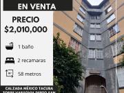 VENTA DE DEPARTAMENTO EN MIGUEL HIDALGO $2,010,000