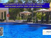 VENTA DE DEPARTAMENTO EN PLAYA DEL CARMEN 2 HAB PADEL GYM