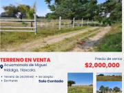 VENTA DE EXCELENTE TERRENO EN EL MUNICIPIO DE ACUAMANALA...