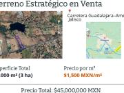 Venta de Excelente Terreno sobre Carretera con doble...